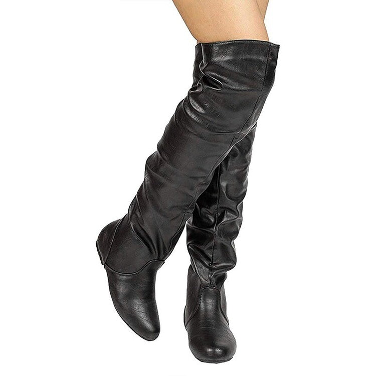 Women Inside Heighten Wedge Heel Over the Knee Boots