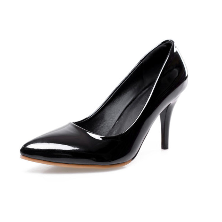 Women's Patent Leather High Heels Stiletto Pumps – Hipumps