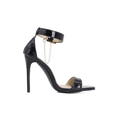 Women Buckle Ankle Strap High Heel Stiletto Sandals